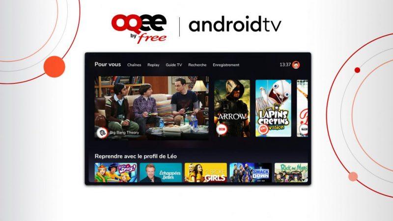 L’application Oqee sur Android TV, Free y travaille 