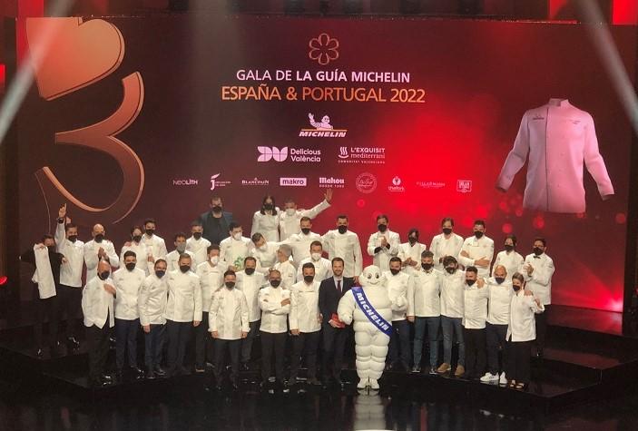 Seis nuevos restaurantes valencianos brillan en el firmamento y la Gala Michelin