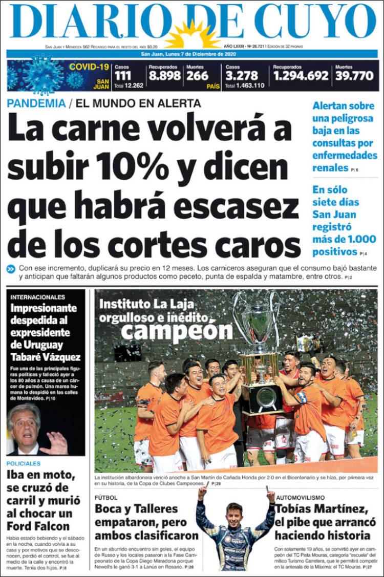 "I spend all day working so that in a little while they take me all my savings" |Diario de Cuyo - News from San Juan, Argentina and El Mundo