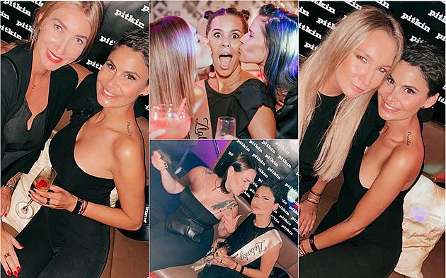 Vlaďka Erbová celebrated her 40th birthday.With Mesaros and the wife of Czech porn circle