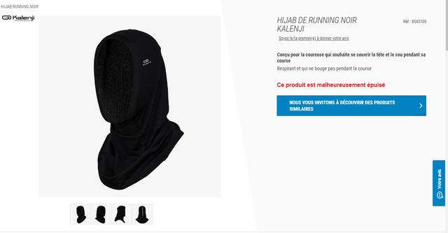 Sous pression, Decathlon renonce à commercialiser son «hijab de running» en France 