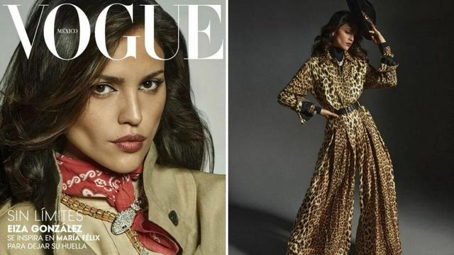 Eiza González aparece en portadas de Vogue con un look inspirado en María Félix 