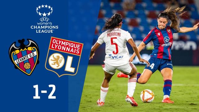 Olympique Lyonnais - Levante, la Champions femenina en directo