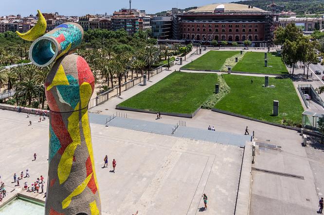 Junts denuncia la dejadez de Colau con el Parque de Joan Miró
