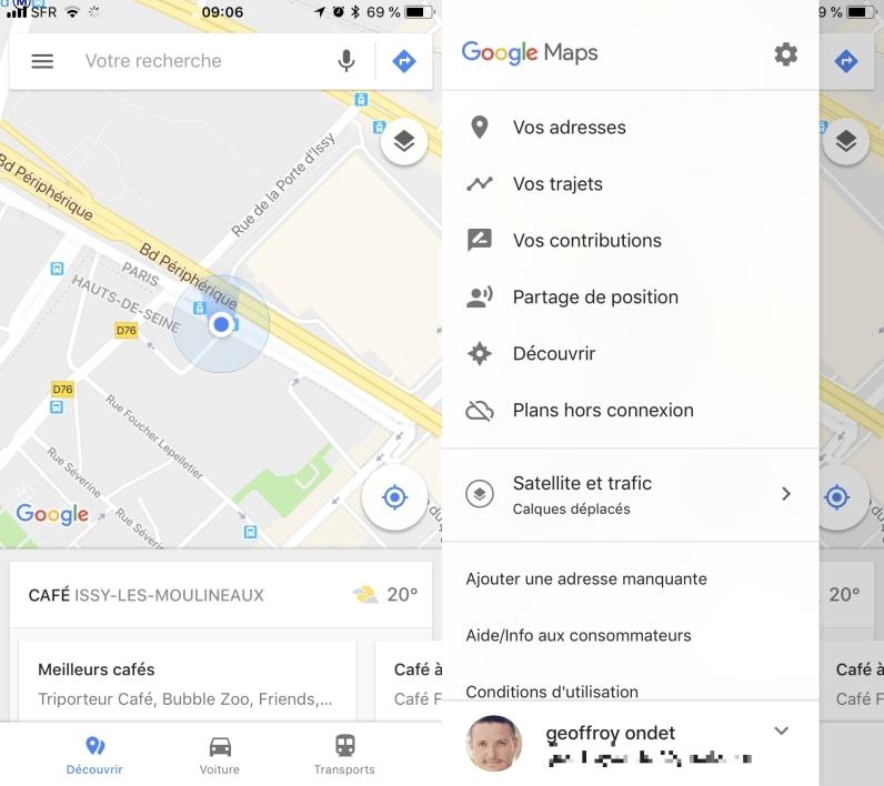 Comment partager sa position en temps réel avec Google Maps sur iPhone et Android ? 