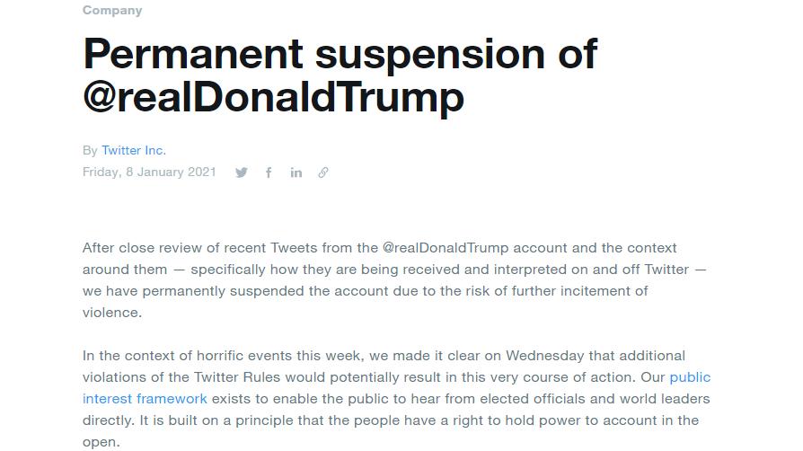 A year on, has Trump benefited from a Twitter ban?