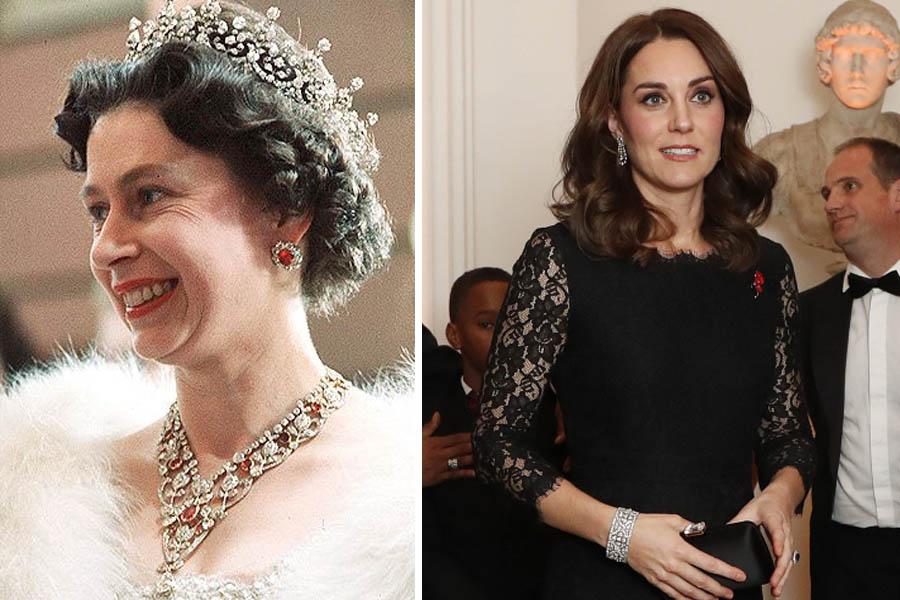 La colección de joyas de Kate Middleton de la reina Isabel y la princesa Diana vale más de $ 100 millones, ¿cuál es la pieza más cara?