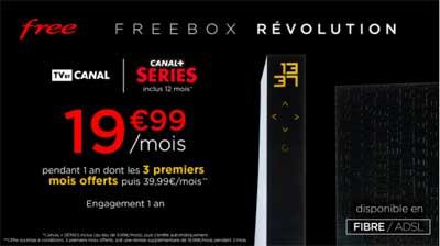 Freebox Révolution : profiter gratuitement de Canal+ Séries