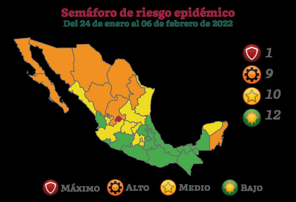 Semáforo COVID: Aguascalientes en rojo y 9 estados en naranja por aumento en riesgo epidémico Qué es la epistasis y por qué es fundamental para entender qué tan peligrosa es Ómicron 