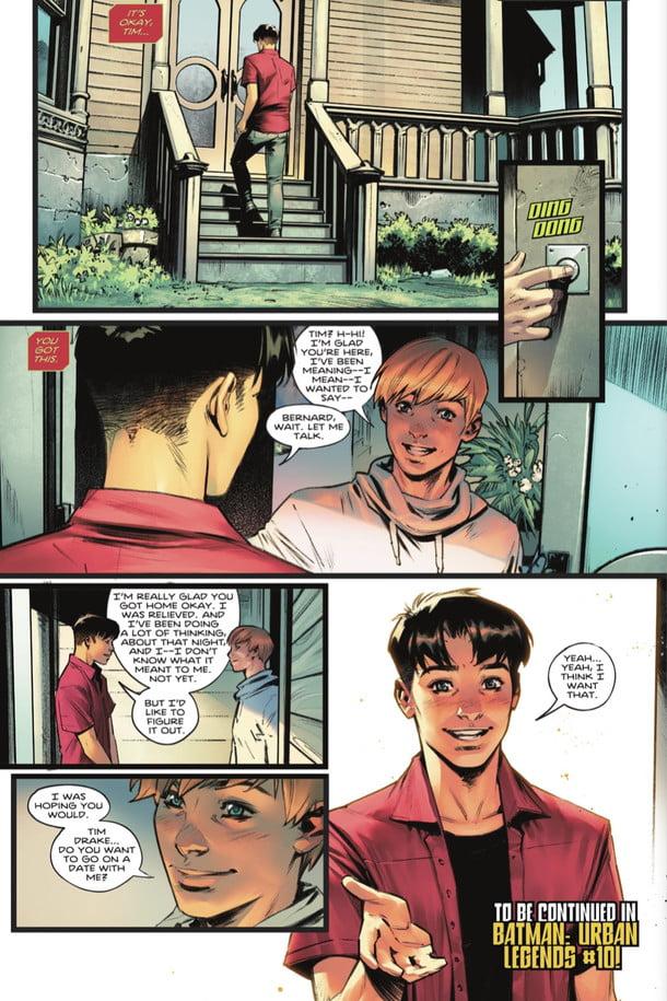 Robin reveals himself as bisexual in Batman's new comic book.