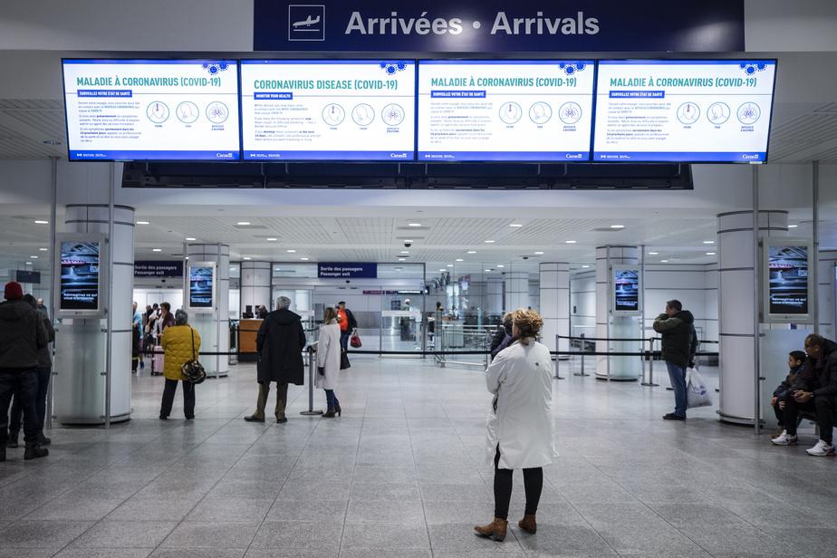Le tiers des passagers de retour à l’aéroport de Montréal 