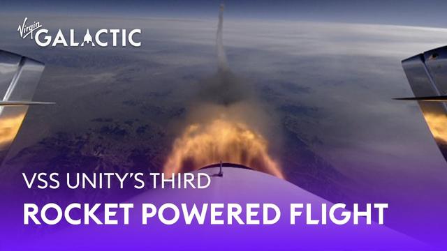 SpaceShipTwo на Virgin Galactic излетя до границите на космоса , 90 км надморска височина 