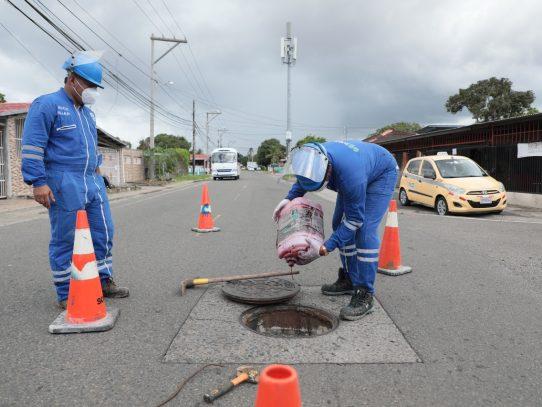 Sanitation of Panama reported on works in the sewerage network of San Felipe and Calidonia