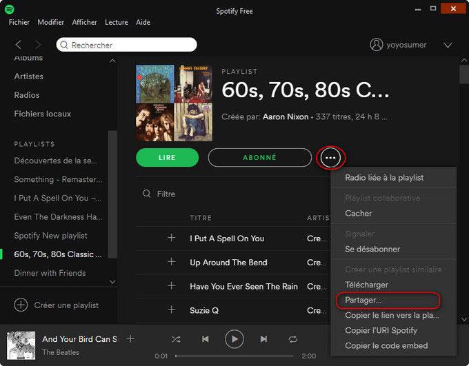 Comment créer et partager une liste d'écoute sur Spotify ?