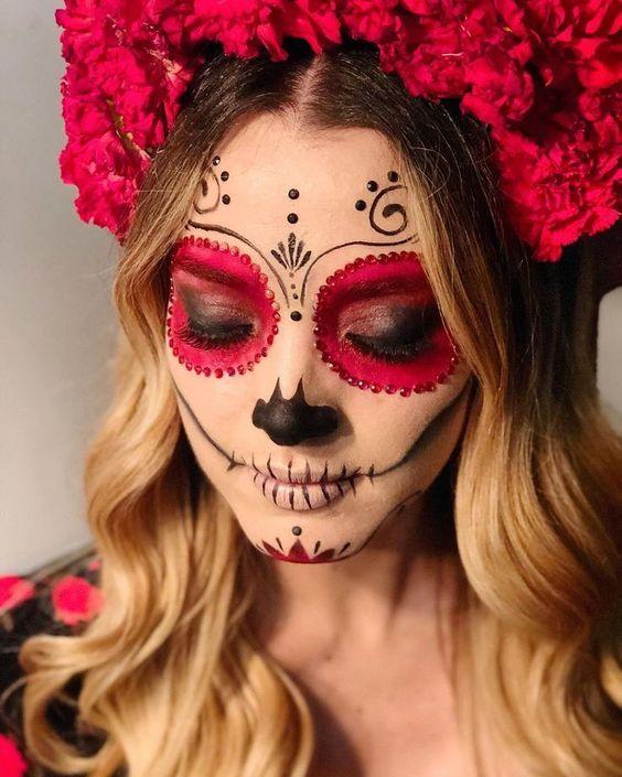 Makeup ideas for Day of the dead and Halloween