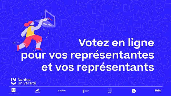 Elections de Nantes Université - Votez les 22, 23, et 24 novembre !