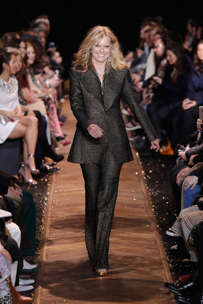 En el desfile de Michael Kors, la auténtica protagonista fue la modelo Patti Hansen