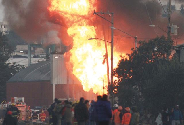 FOTOS y VIDEOS: Explosiones e incendio por fuga de gas LP en Puebla alerta a locales - SinEmbargo MX 