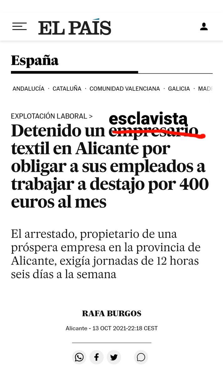 Detenido un empresario textil en Alicante por obligar a sus empleados a trabajar a destajo por 400 euros al mes