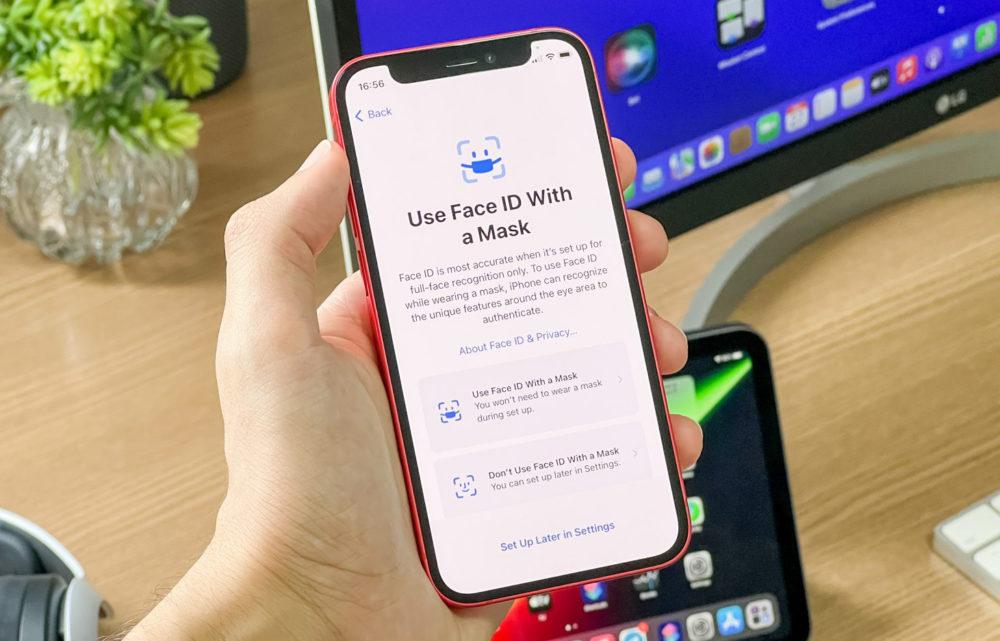 iOS 15.4 : l’usage de Face ID avec un masque nécessite un iPhone 12 au minimum 