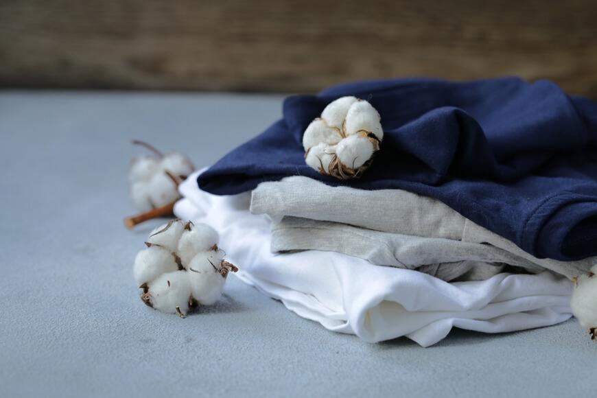 El algodón orgánico se hace ropa 