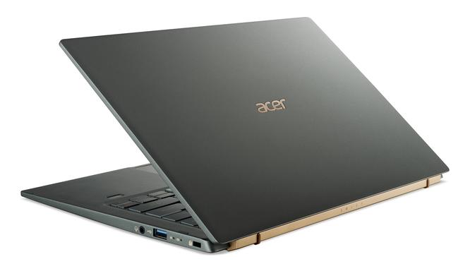 Acer Swift 5 SF514-55TA-76CK, Ultrabook 14" tactile polyvalent vert Pro très léger 990gr fin rapide TB4 Tiger Lake Iris Xe (1099€)