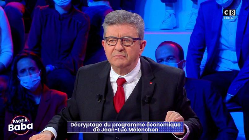 Exclu. Face à Baba (C8) : les gestes de Jean-Luc Mélenchon pendant l'émission analysés par un spécialiste 