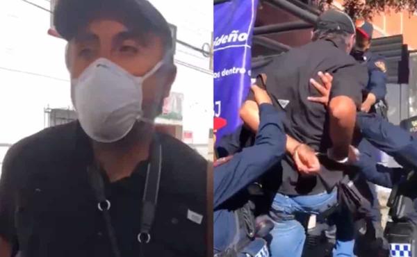 They detain a photographer outside a health center in CDMX; Woman accuses him of sexual harassment