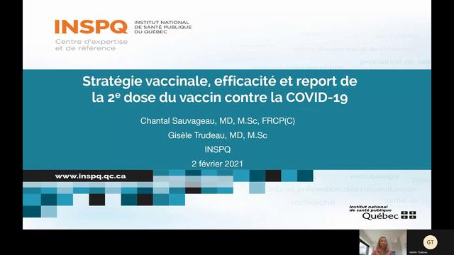 INSPQ INSPQ Centre d'expertise et de référence en santé publique Étude sur les travailleurs de la santé : la vaccination offre une bonne protection contre la COVID-19 