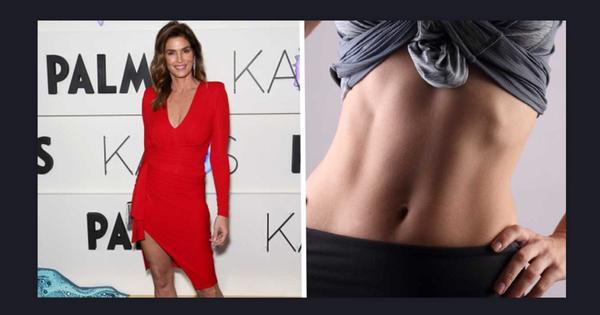 Supermodel abdomen at 50 or 30 years old with this Cindy Crawford routine 
