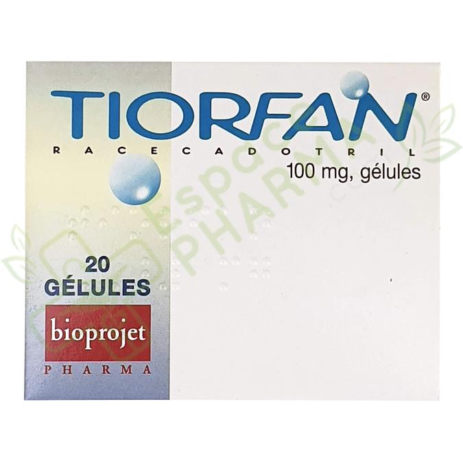 Tiorfan 100 mg, gélule, boîte de 20 