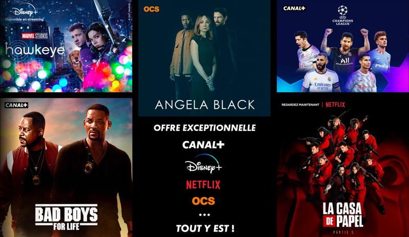 Netflix, Disney+, OCS et Canal sont disponibles en pack à moins de 26 euros 