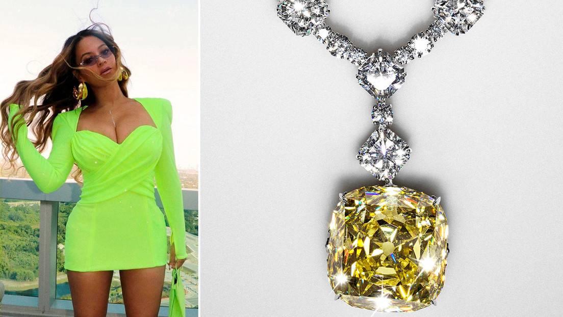 Beyoncé es la primera mujer negra en usar el icónico diamante Tiffany 