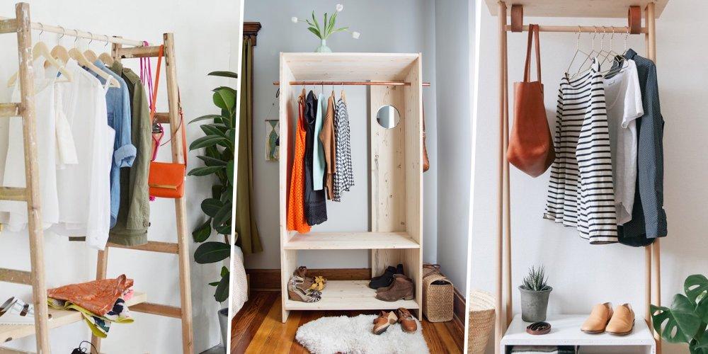 Rangements DIY : 14 idées pour fabriquer un portant à vêtements