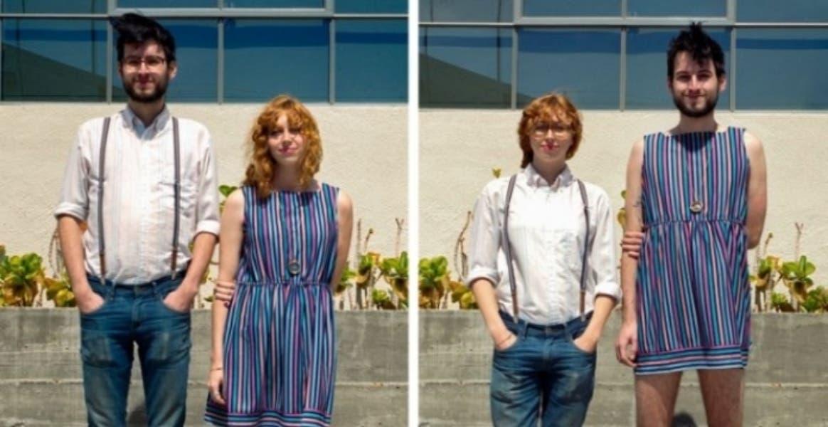 Photos de couples : ils échangent leurs habits pour lutter contre les normes de genre