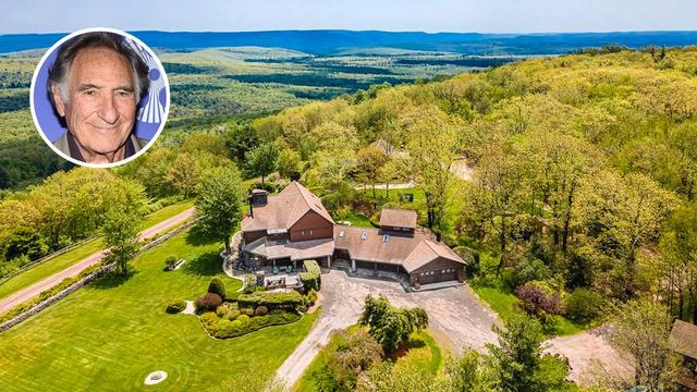 Ancient beams and stone at every turn. American actor sells his mountaintop ranch