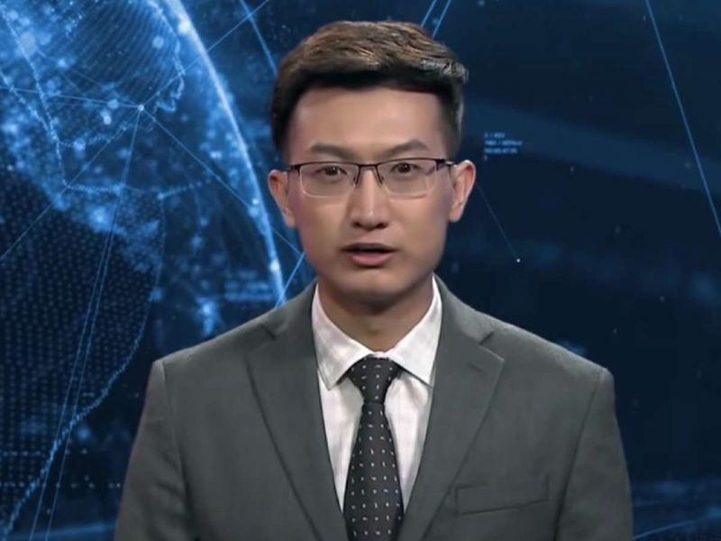 ¡Increíble! En China, robot debuta como conductor de noticias 