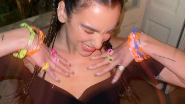 Made in Mexico!Dua Lipa and her colorful novel jewels