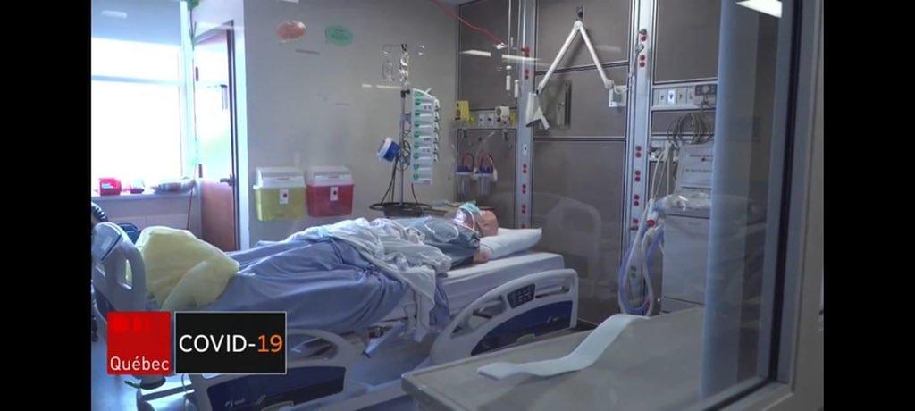 This photo does not show a recent BFMTV report in a French hospital