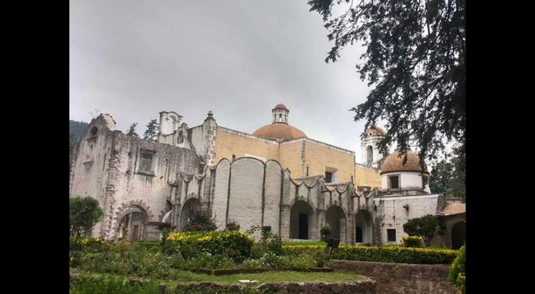 Ex convento del Desierto de los Leones, también dañado por sismo