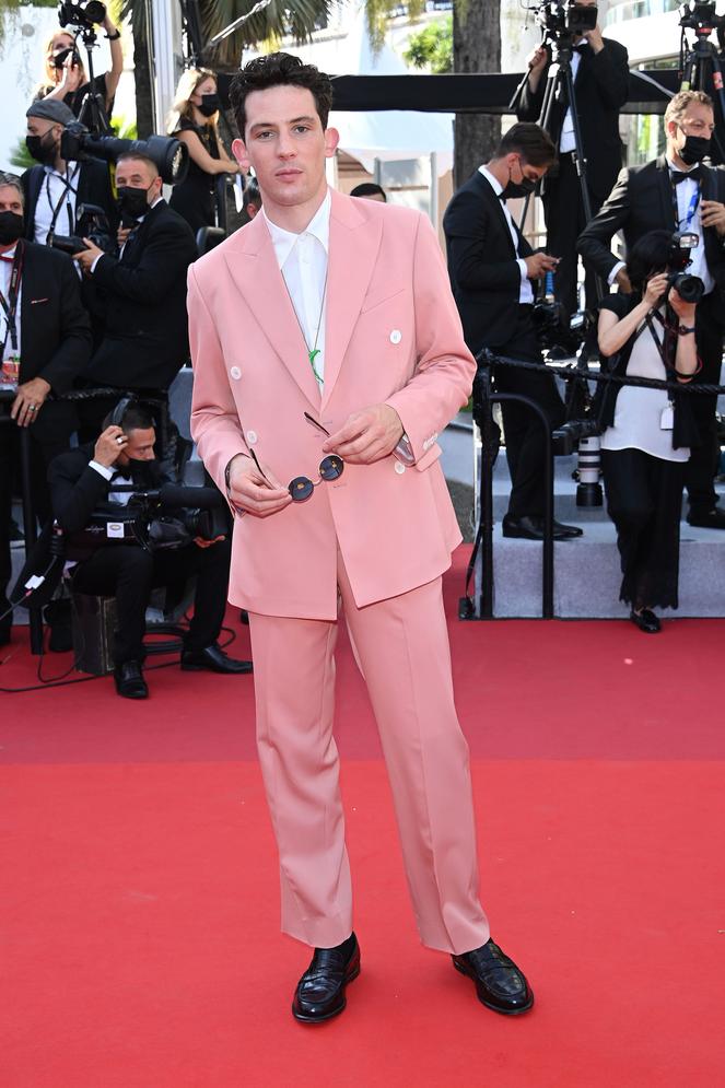 At the Cannes Film Festival, the pink tuxedo is gaining ground with men