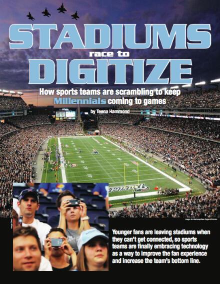 Stadiums race to digitize: How sports teams are scrambling to keep Millennials coming to games 