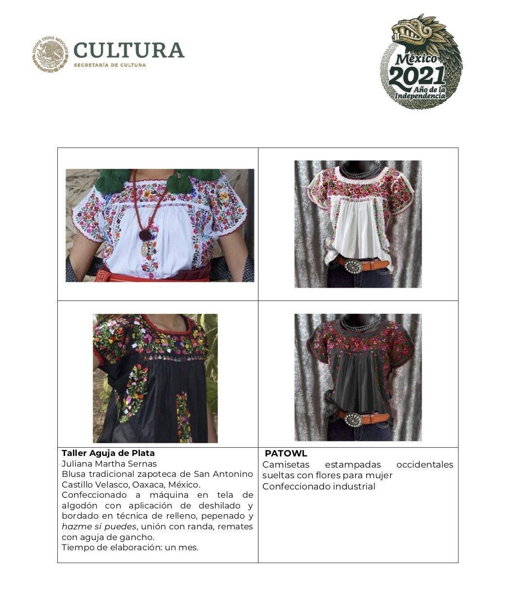 Secretaría de Cultura acusó a Zara, Anthropologie y Potowl de usar diseños oaxaqueños en su colección de ropa 