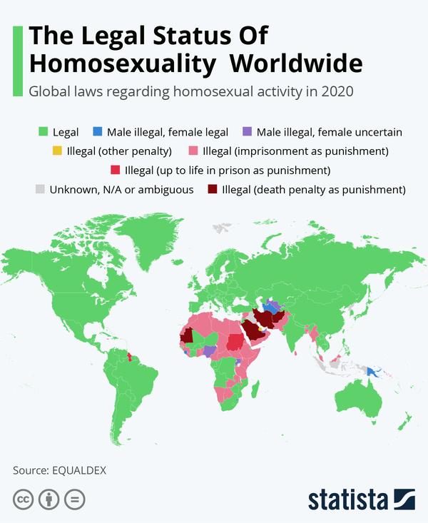 V jaké zemi je homosexualita trestným činem a kde se mohou partneři stejného pohlaví sezdat? V jaké zemi je homosexualita trestným činem a kde se mohou partneři stejného pohlaví sezdat?