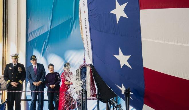 Attack Boat New Jersey Christened as Sub Construction Continues Pandemic Recovery 