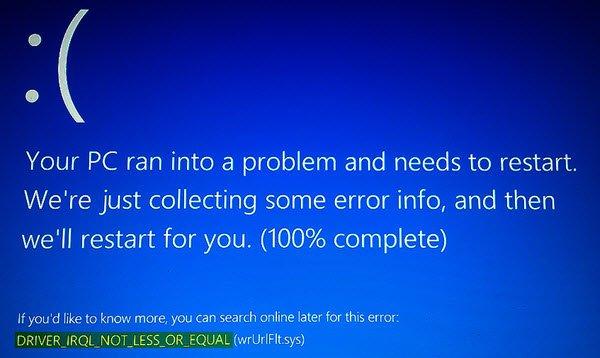 DRIVER_IRQL_NOT_LESS_OR_EQUAL, 0x000000D1 – Initiateur iSCSI