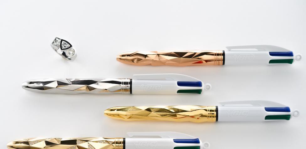 El exclusivo bolígrafo Bic de cuatro colores que cuesta 24.500 euros 