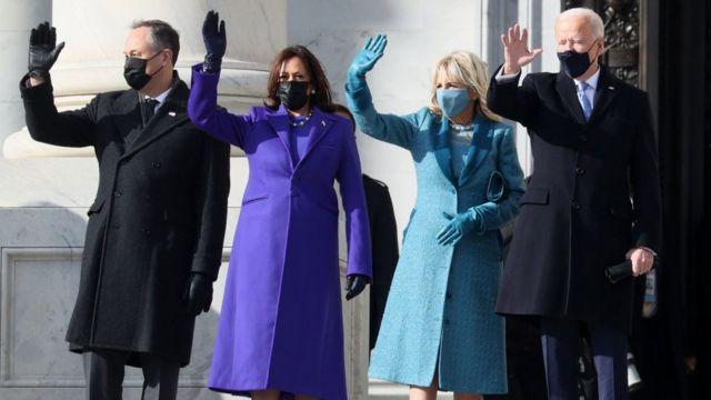 Inauguration of Joe Biden: the political message passed through the outfit of Kamala Harris