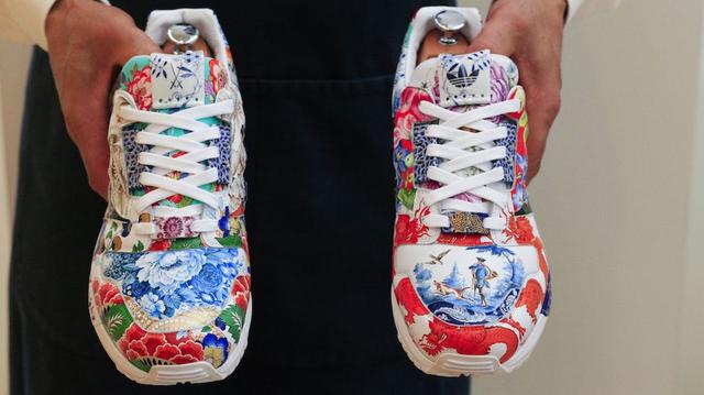 One-of-a-kind pair of sneakers aim for million dollars at auction