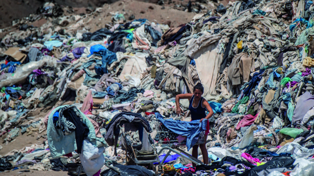 In the Atacama desert is the Toxic Cemetery of Disposable Fashion 